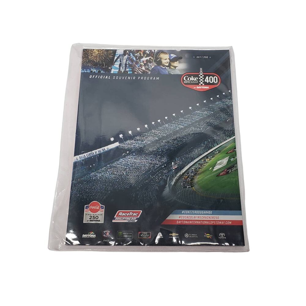 Nascar Official Souvenir Program Coke Zero Sugar 400 at Daytona Speedway July 7